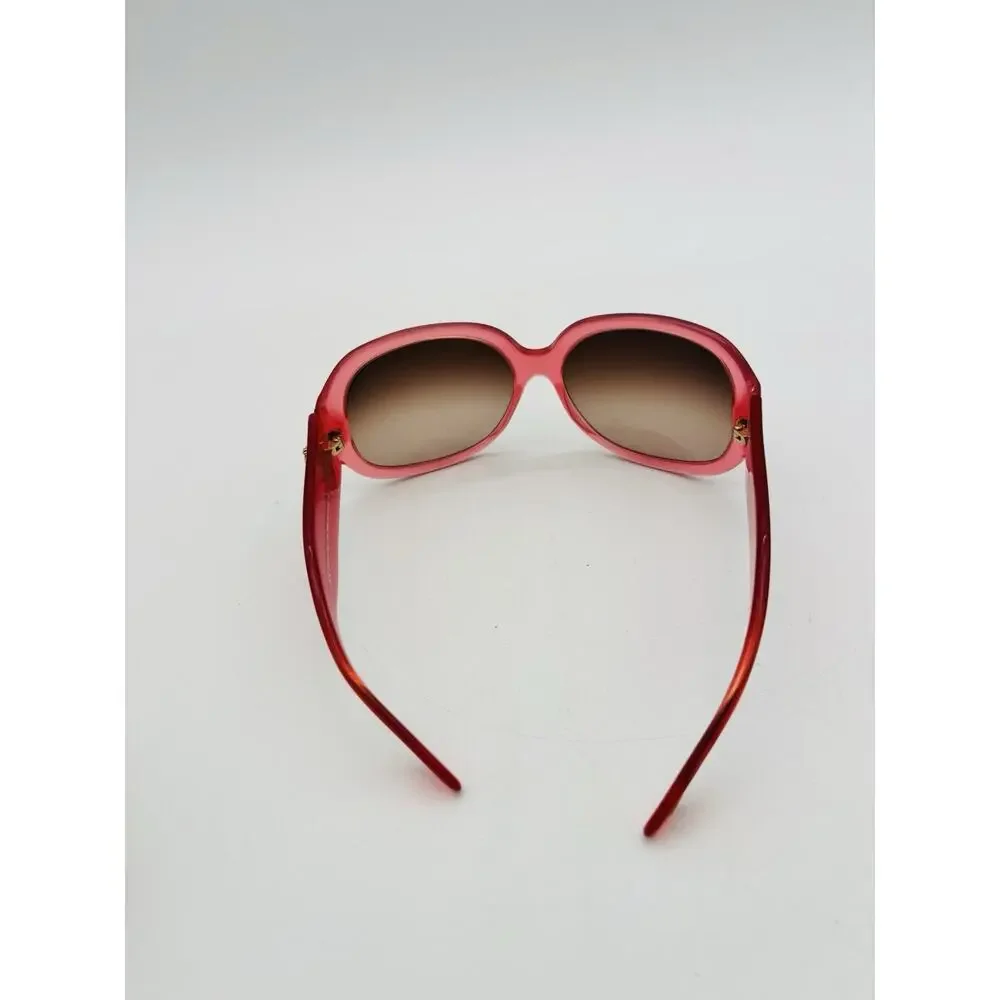 Juicy Couture Vintage Women's Sunglasses Chunky Translucent Pink Frame Y2K VG